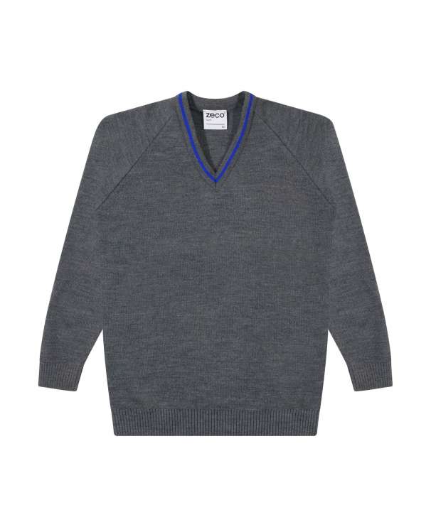 Knitted V-Neck Jumper